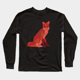 Origami Fox Long Sleeve T-Shirt